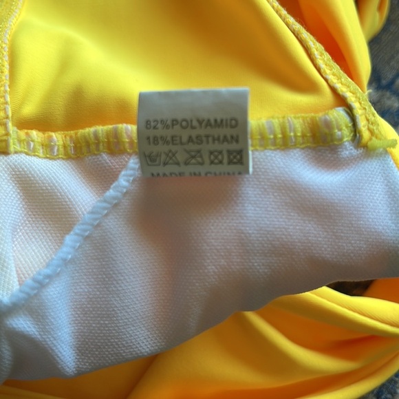 Yellow bikini Size Medium NWOT - Picture 9 of 9